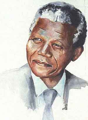 (Nelson Mandela by Sue Dickinson)