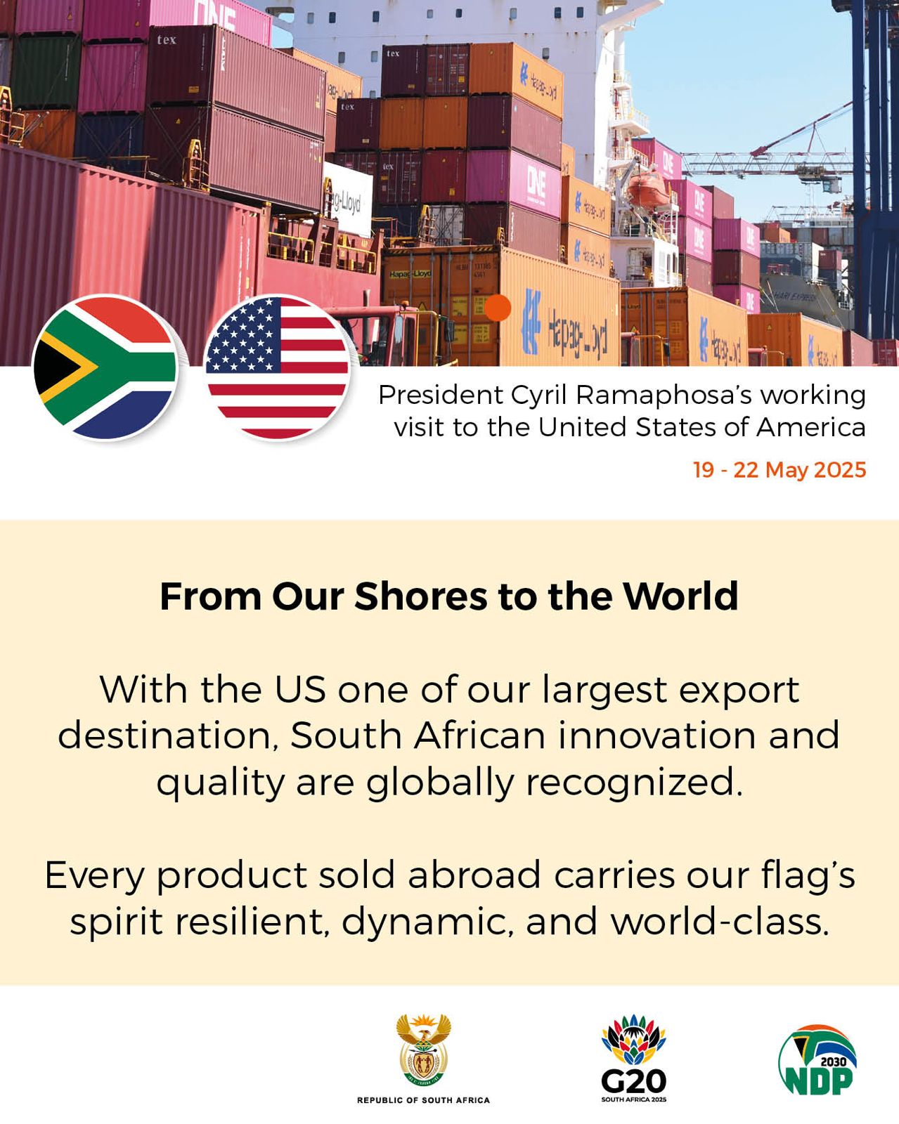 From SA to the world