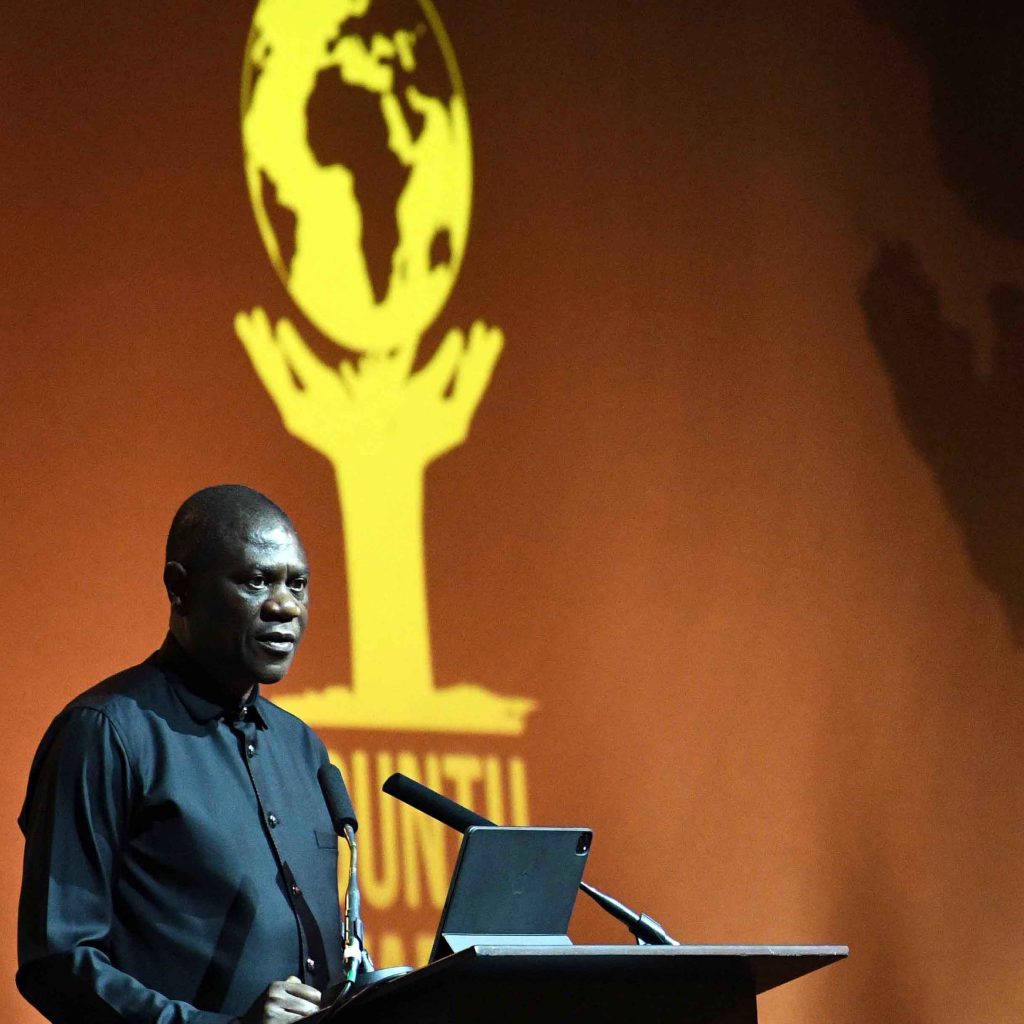 Deputy President Paul Mashatile delivers the keynote address at the 8th Annual Ubuntu Awards ceremony.

The awards ceremony is organised annually by the Department of International Relations and Cooperation (DIRCO) and is aimed at recognising South African industry leaders, eminent persons and ordinary South African citizens for their distinguished service and contribution to promoting South Africa’s national interests and values across the world.

Traditionally, the event takes place  after the opening of Parliament and brings together captains of industry, civil society leaders, members of the Cabinet and eminent persons, in addition to all Ambassadors and High Commissioners accredited to South Africa.

The Ubuntu Awards were launched in 2015 to celebrate South African citizens who play an active role in projecting a positive image of South Africa internationally through diligent service in their respective fields. Photos: Katlholo Maifadi/DIRCO